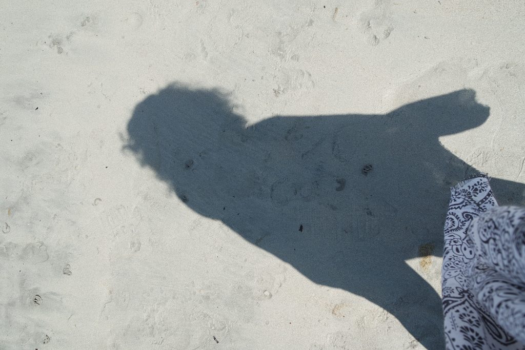 ombre plage relation au corps